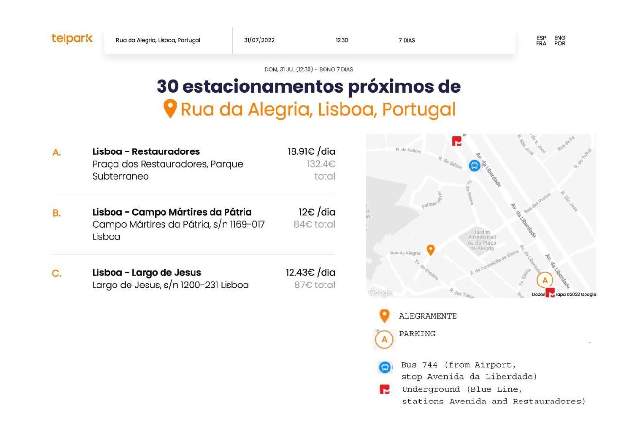 Alegramente Lejlighed Lisboa Eksteriør billede